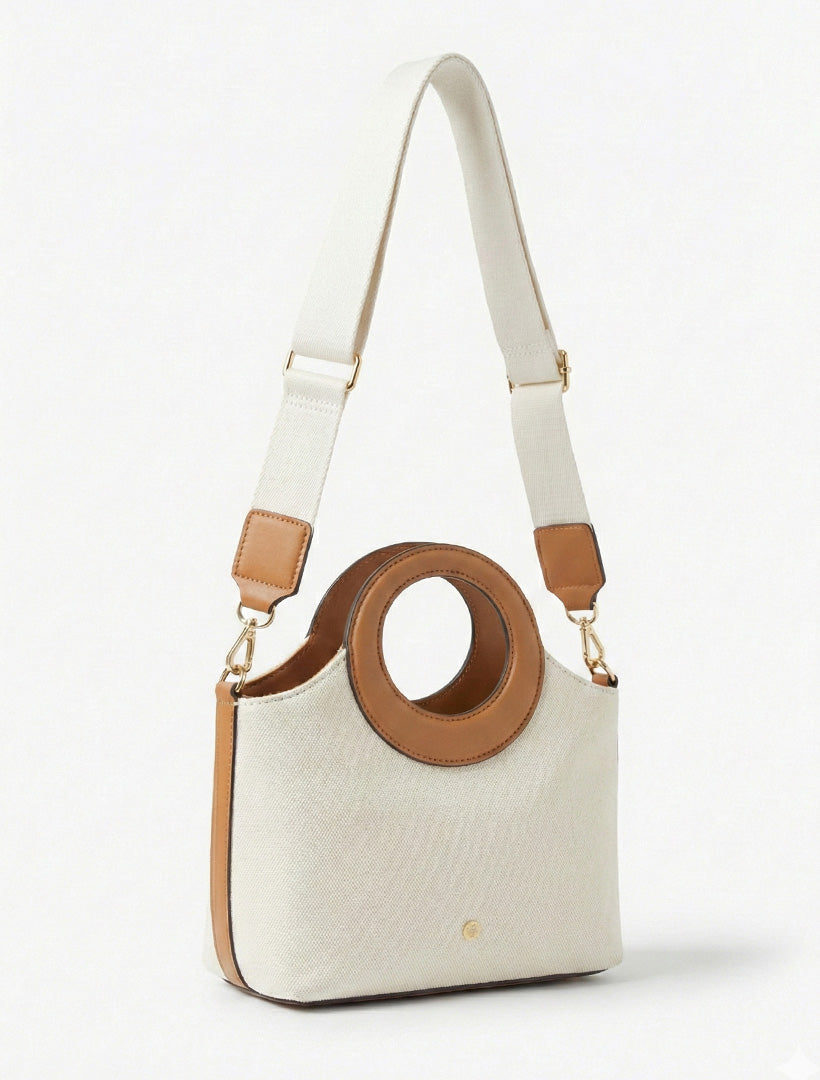 Candice Bag White Tan