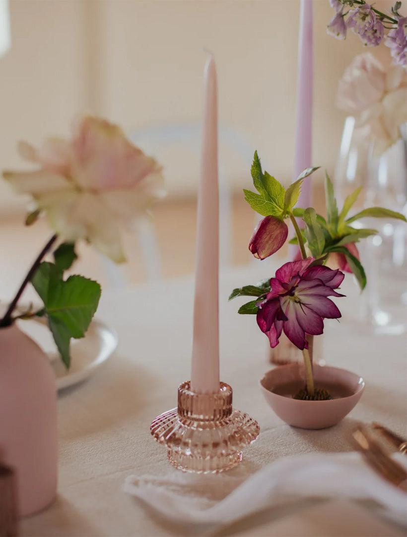 Aida Vintage Candle Holder Champagne