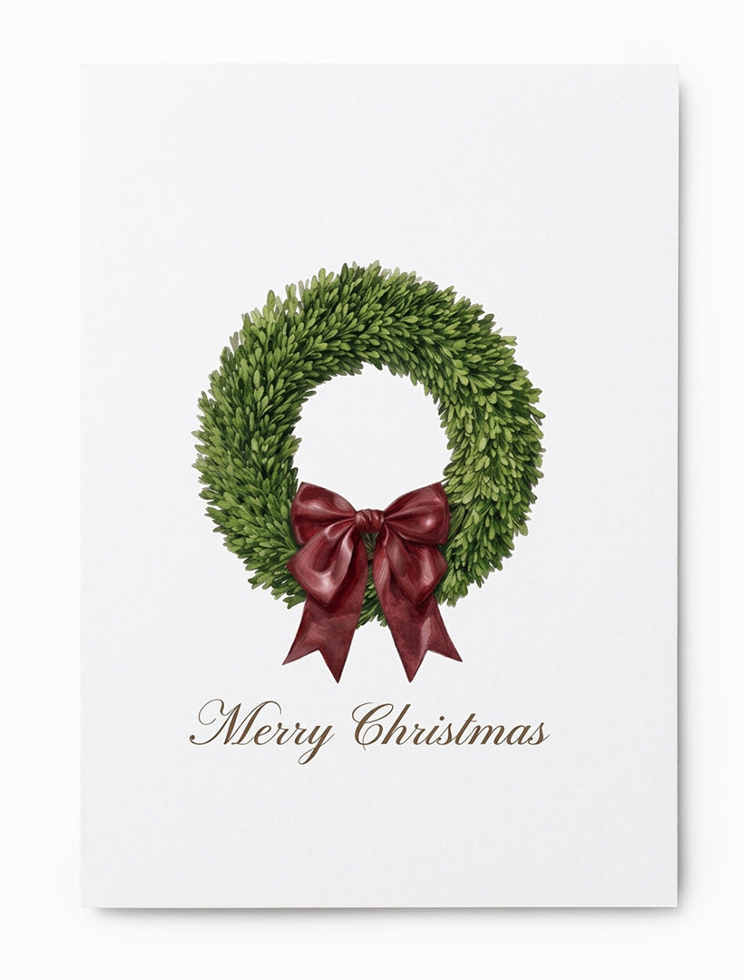 Christmas Wreath Card