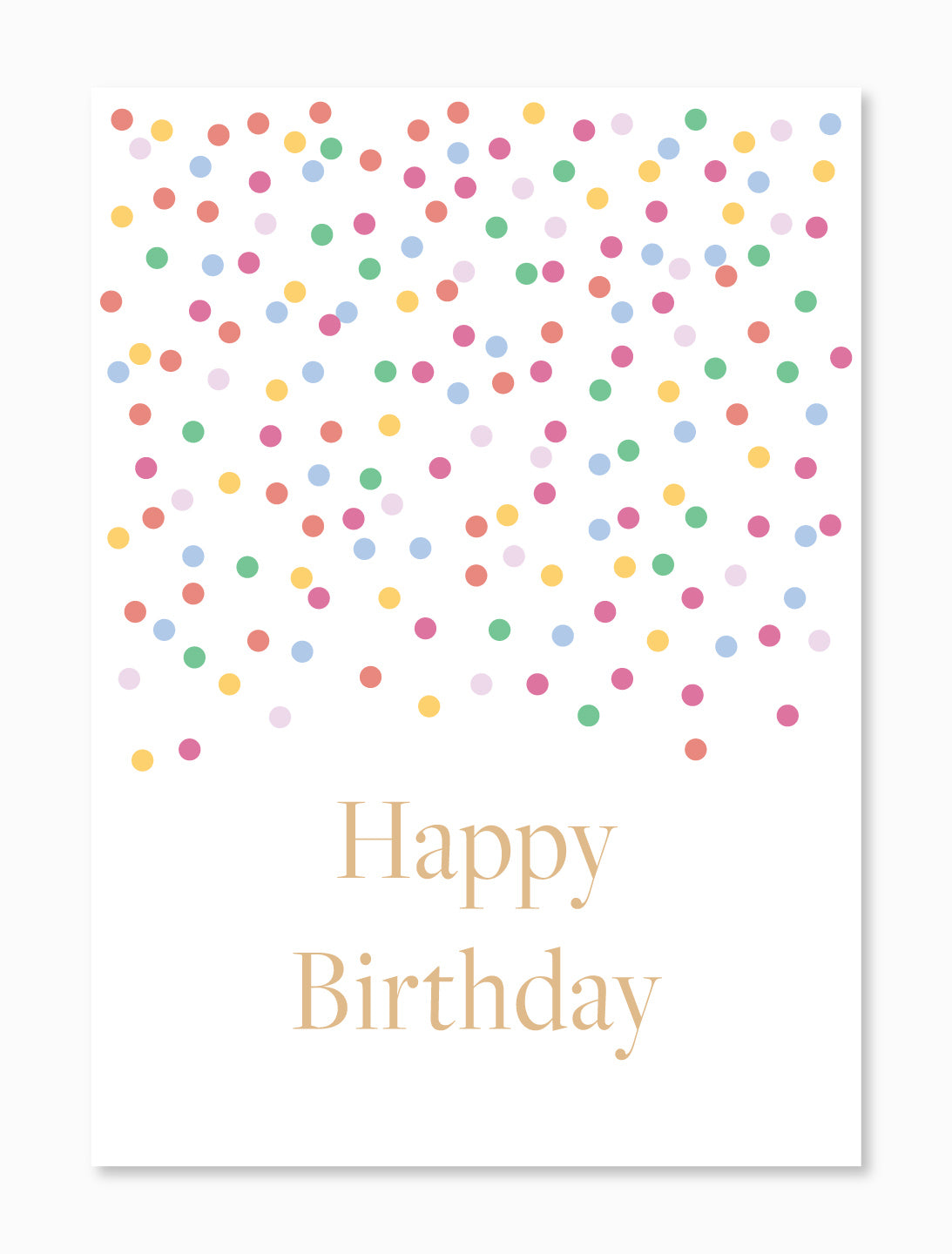 Birthday Confetti Card