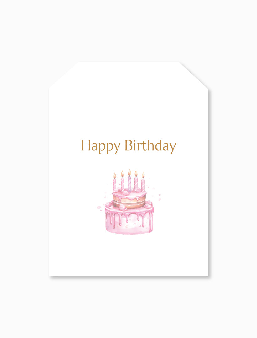 Blush cake Tag