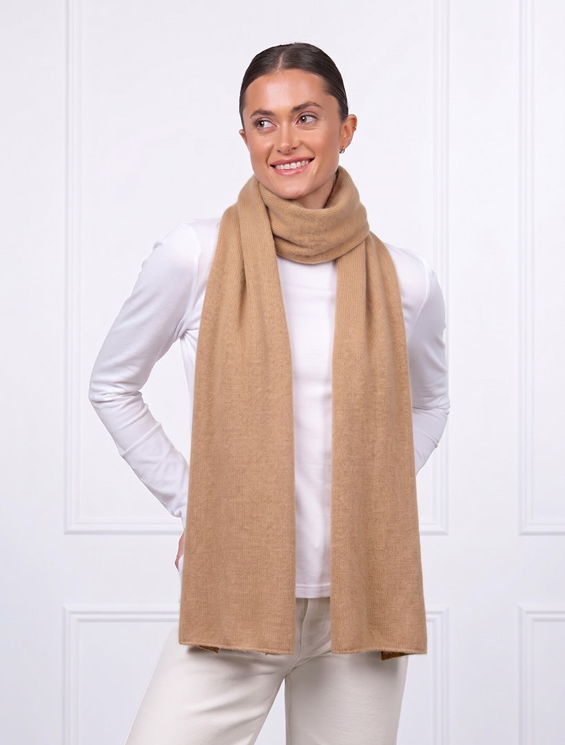 Cashmere Scarf Camel