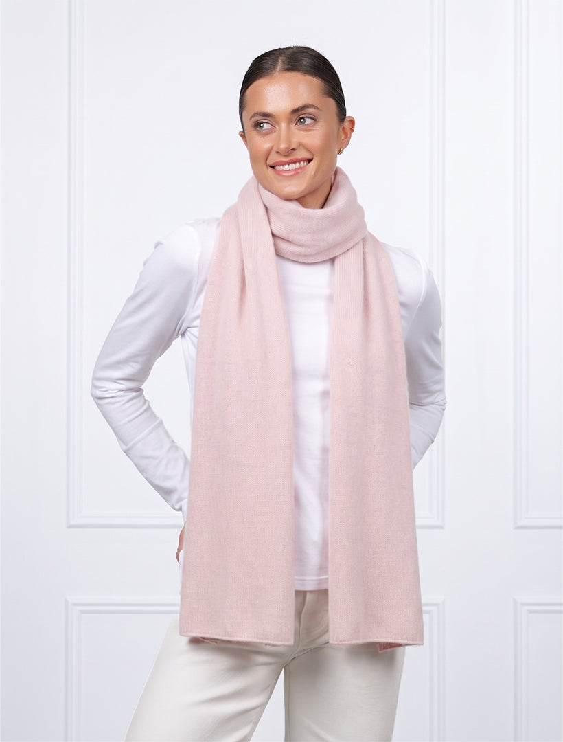 Cashmere Scarf Parfait Pink