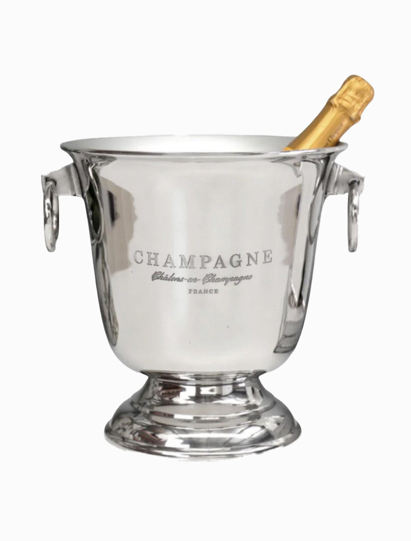 Champagne Bucket Footed Nickle Plated