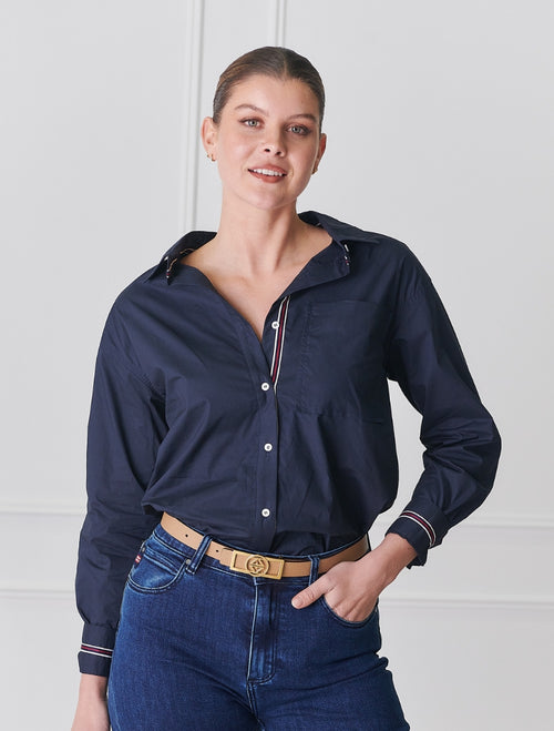 Charlie Shirt Navy - FINAL SALE