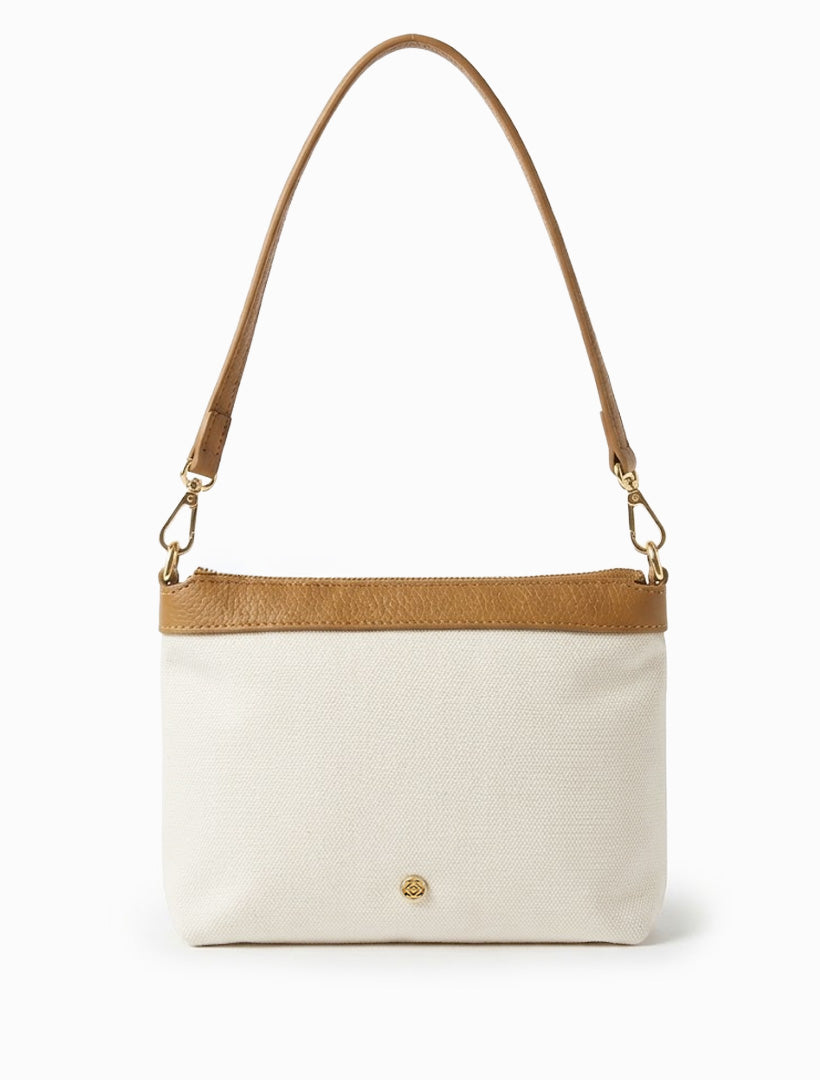 Chelsa Cross Body Bag White Tan