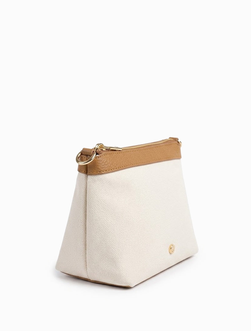 Chelsa Cross Body Bag White Tan