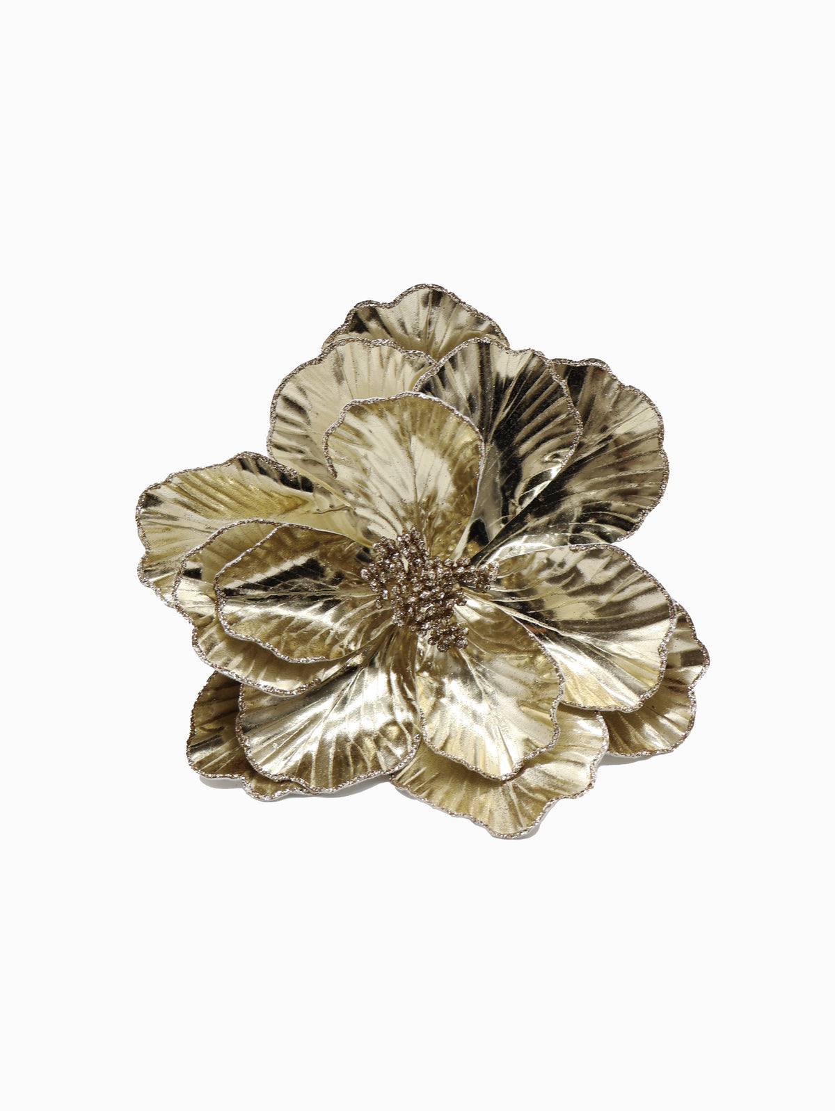 Gold Magnolia Clip On