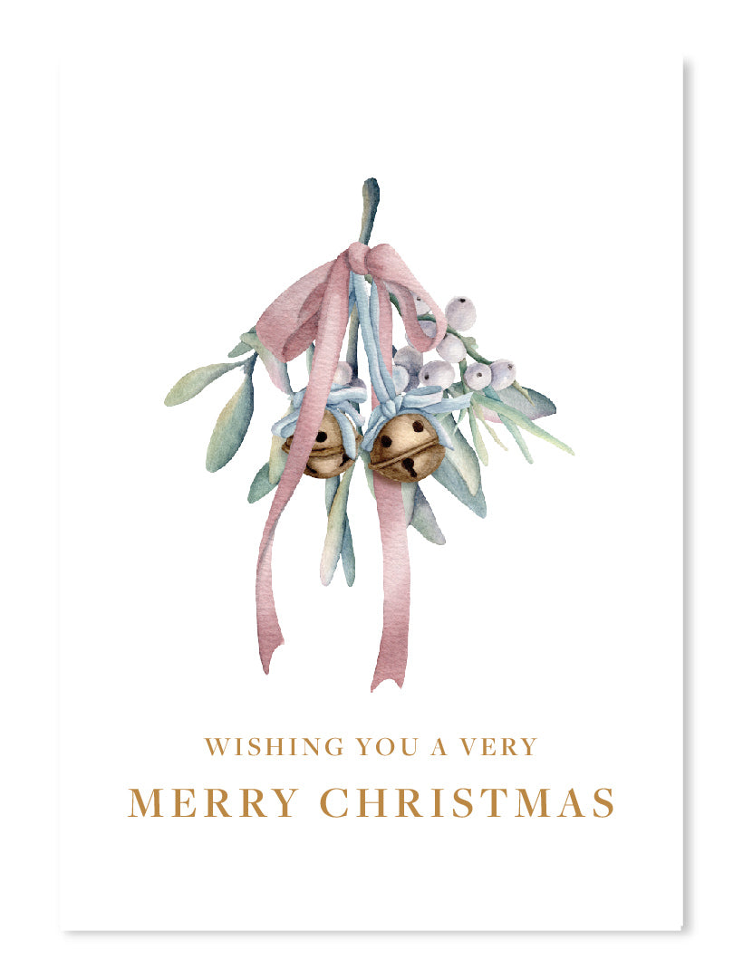 Front view - Christmas bell card