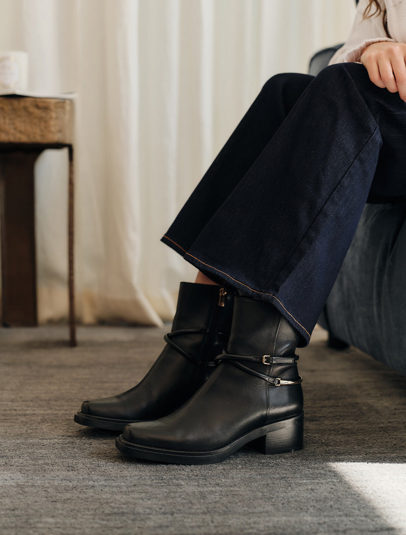 Cooper Ankle Boots Black
