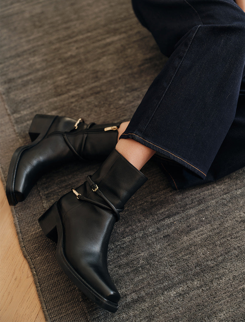 Cooper Ankle Boots Black