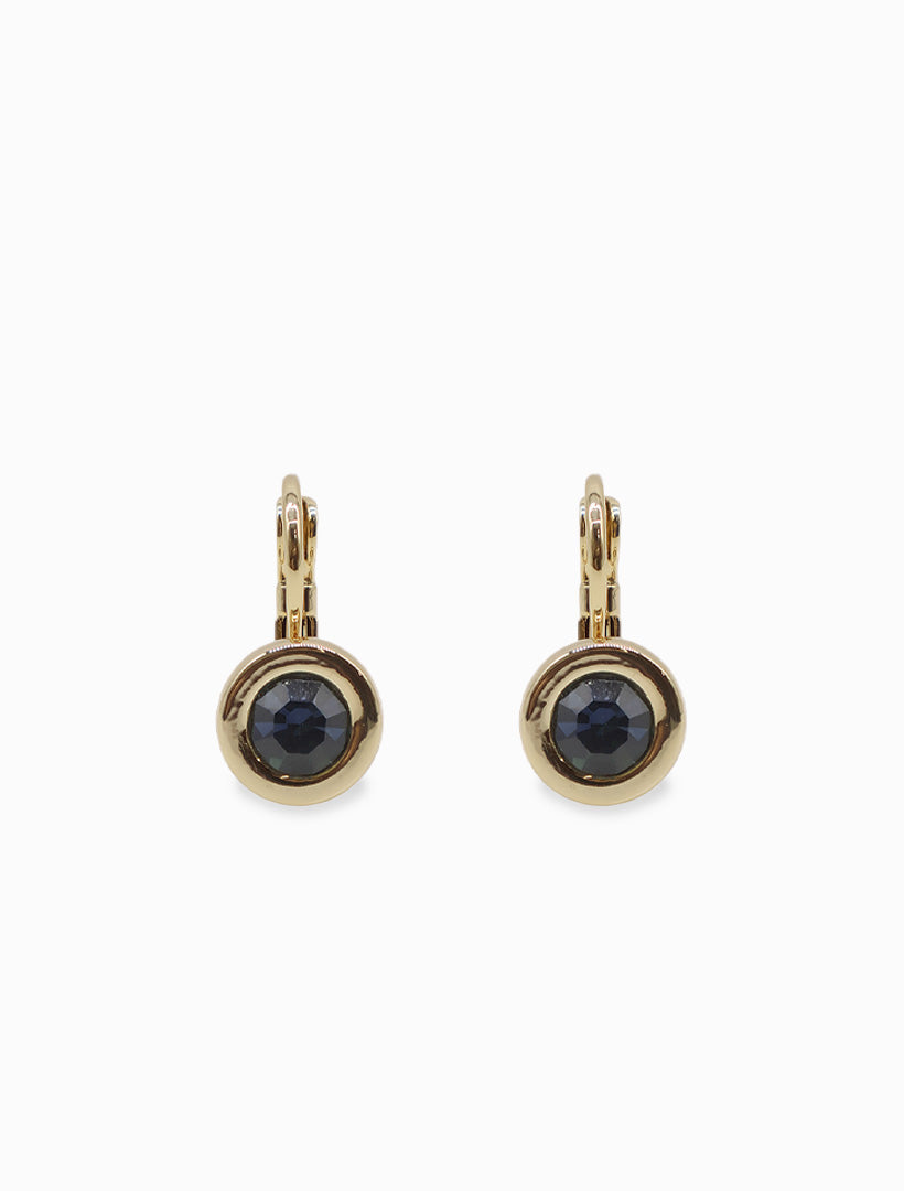 Crystal French Hooks Sapphire