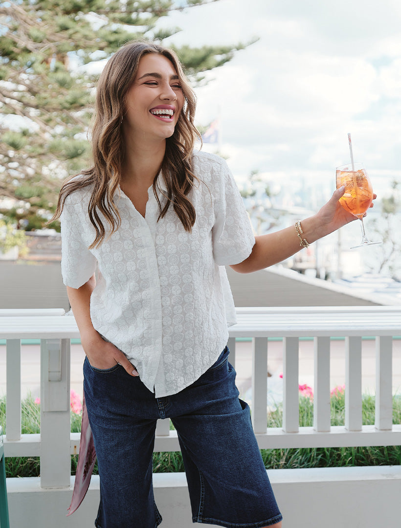 Daisy Chain Shirt White