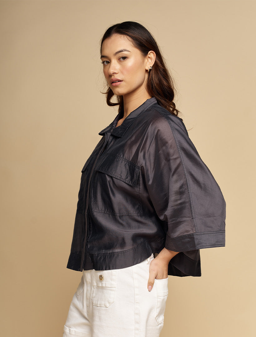 Daniela Shirt Charcoal