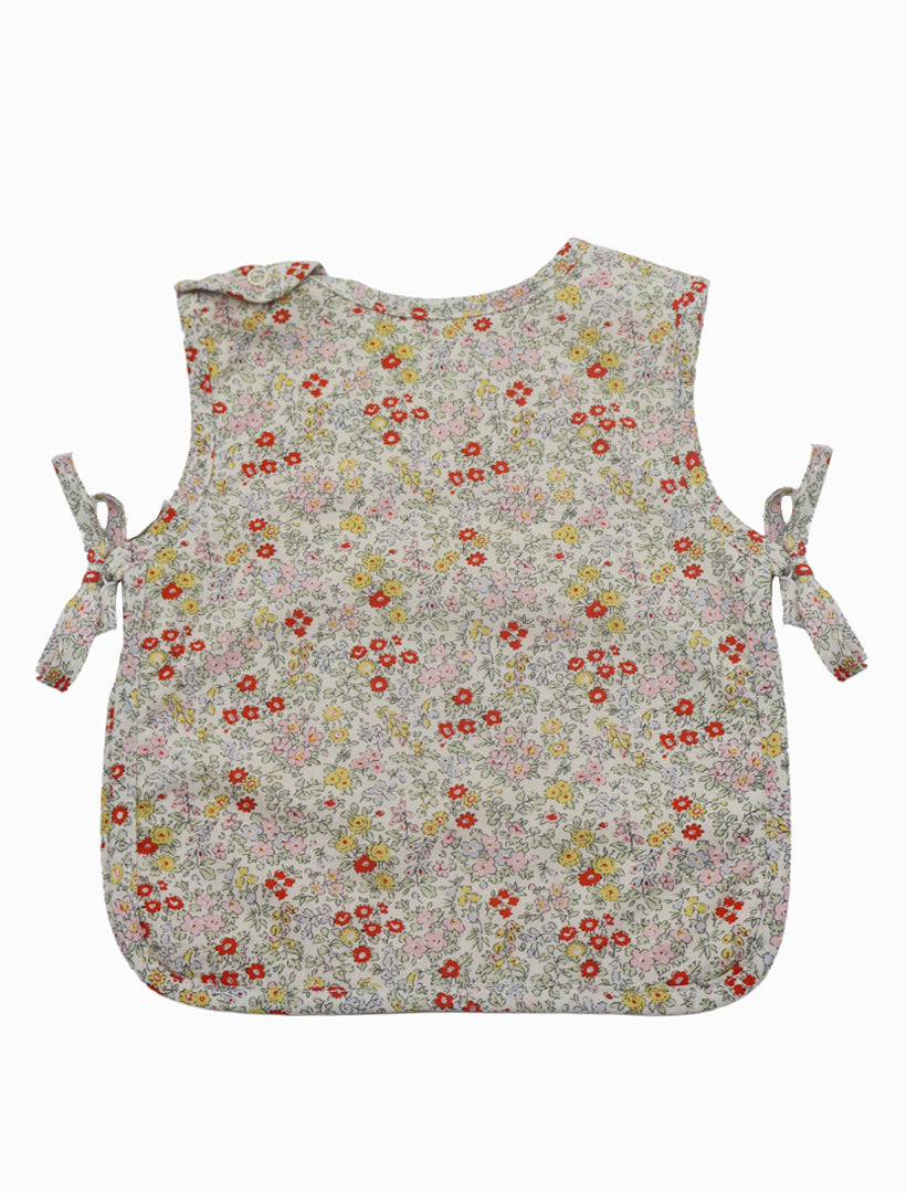 Ditsy Pinnie White