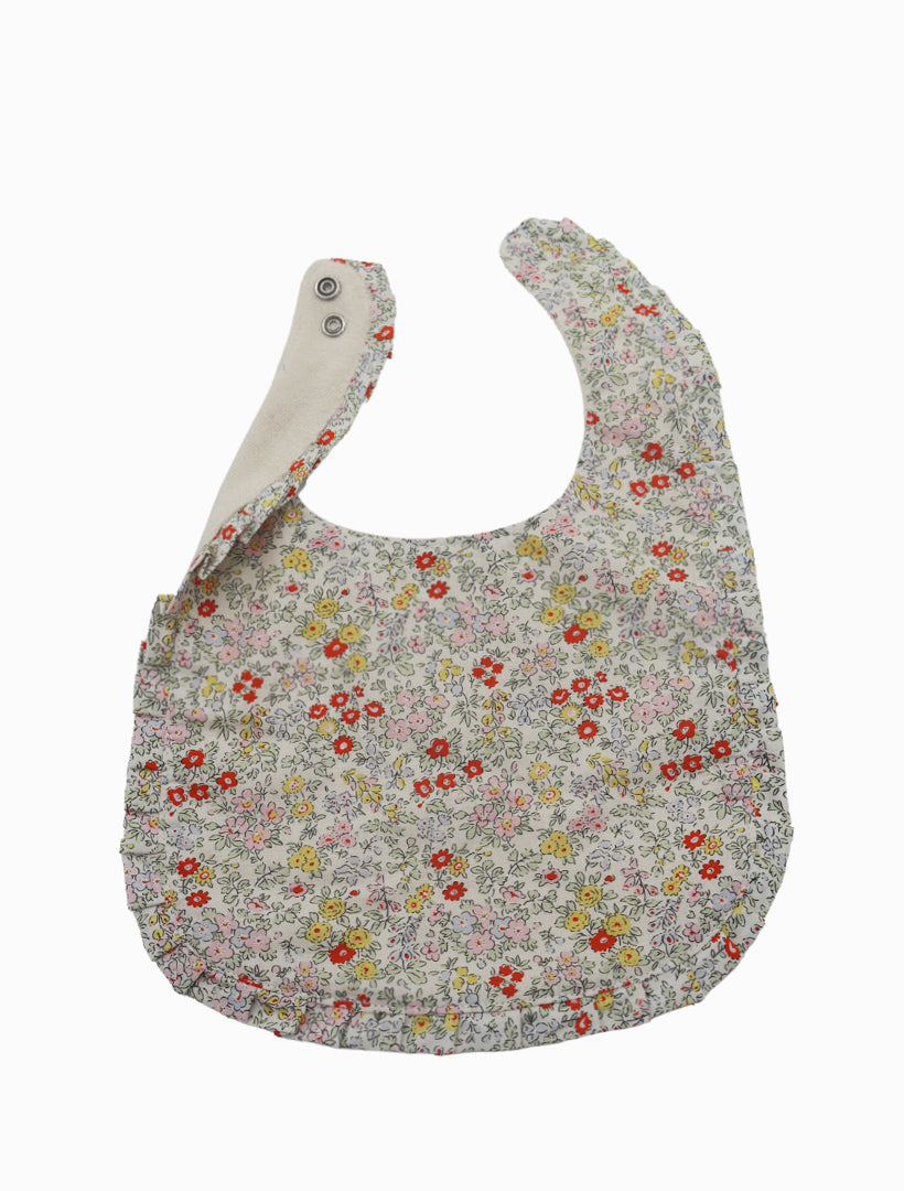 Ditsy Bib White