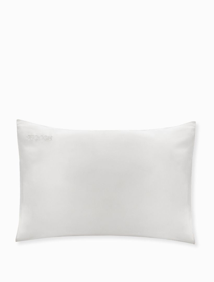 Front view - dove silk pillow case