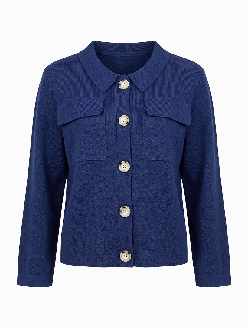 Ellie Knit Jacket Navy