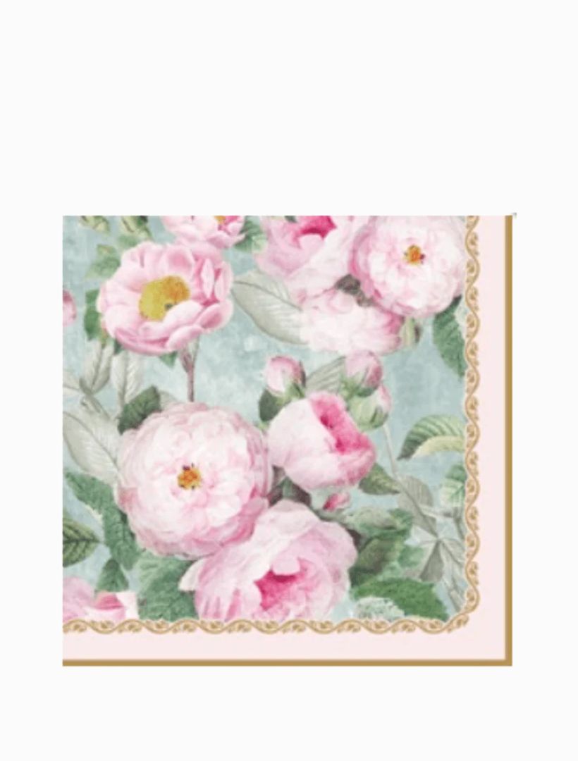 Easy Life Roses In Bloom Napkins 20pk