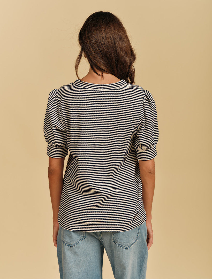 Elisa Tee Navy White