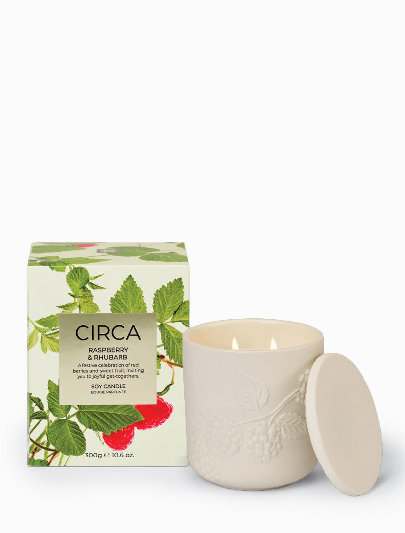 CIRCA Candle Raspberry and Rhubarb X26 300g