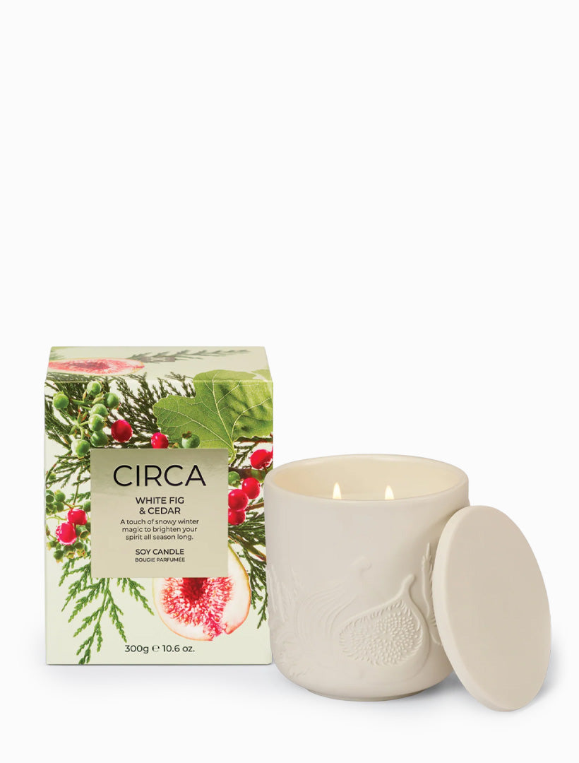 CIRCA Candle White Fig and Cedar X26 300g