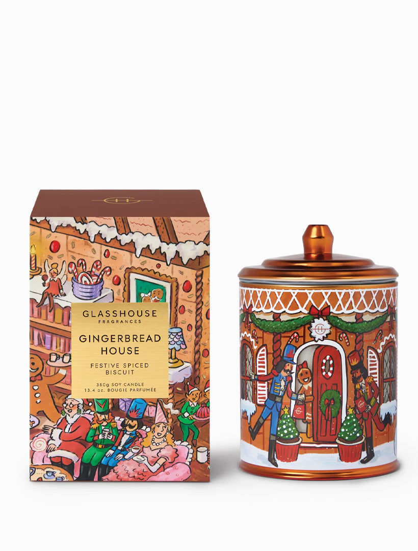 GF Candle Gingerbread House X26 380g