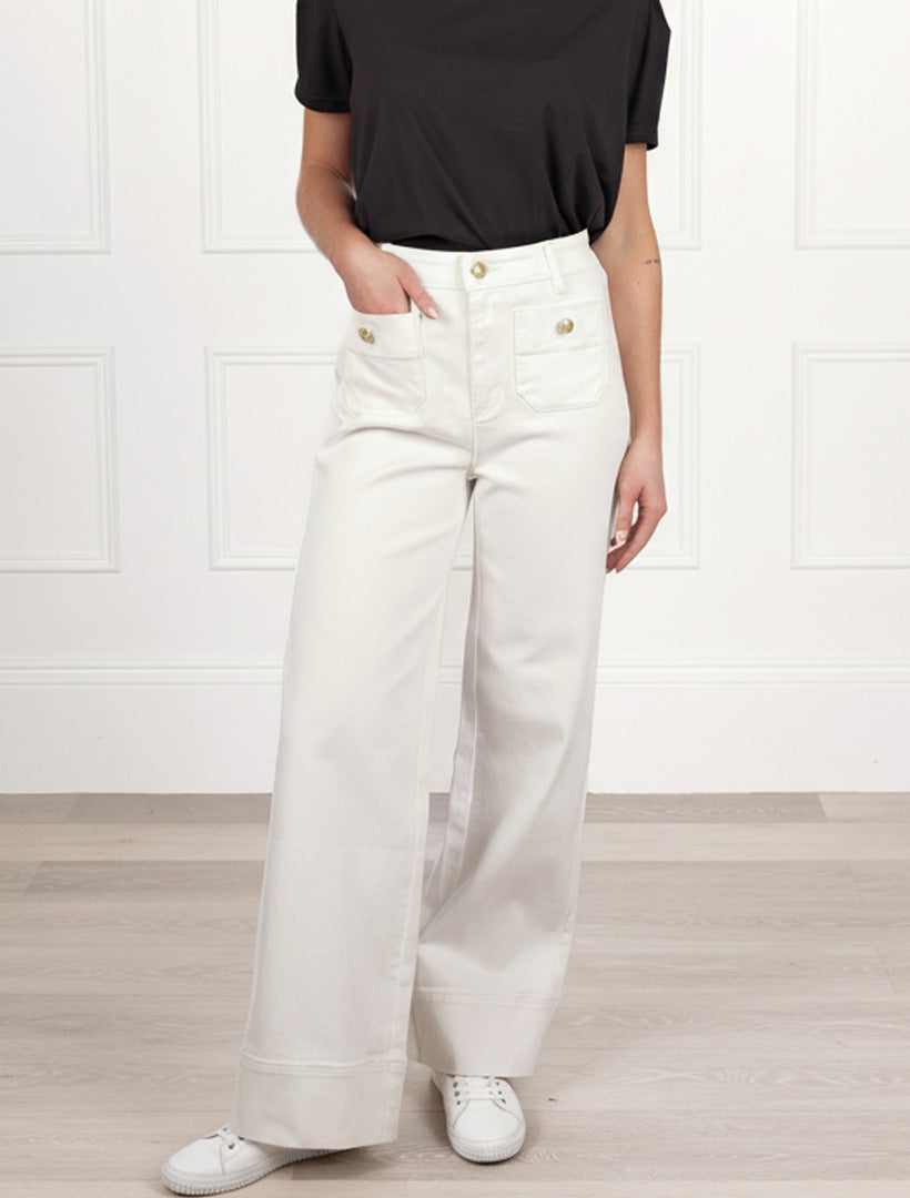 Farrah Denim Jean White