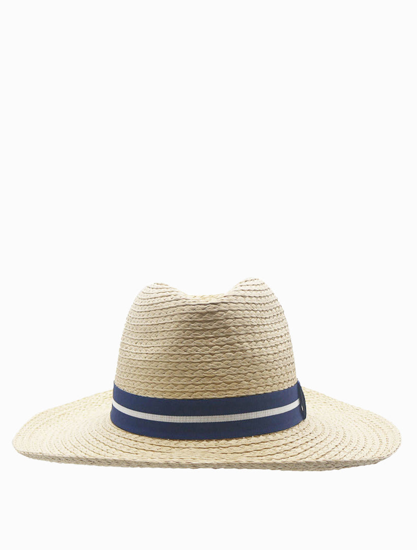 Front view - Fedora natural colour hat