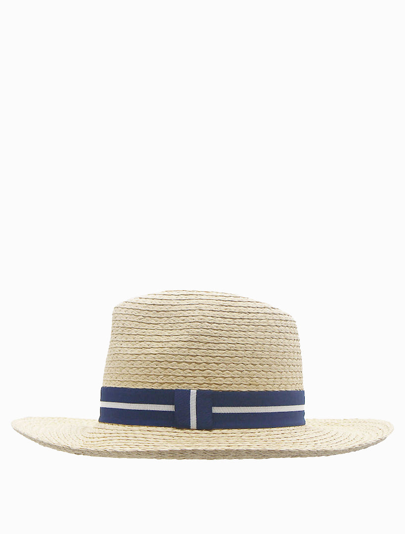 Side view - Fedora natural hat