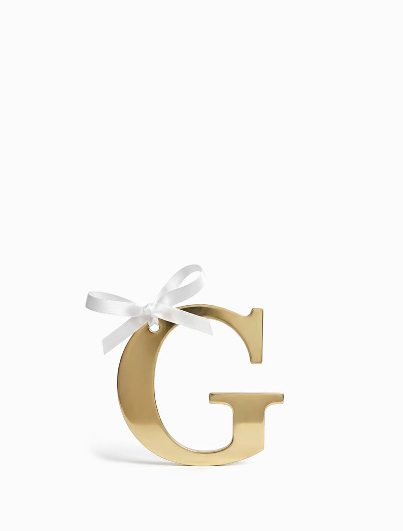 Hanging Letter G Gold