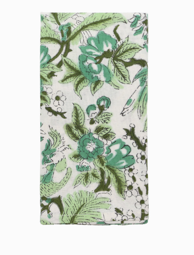 Kavya Napkin Set of 4 Green 45cm x 45cm