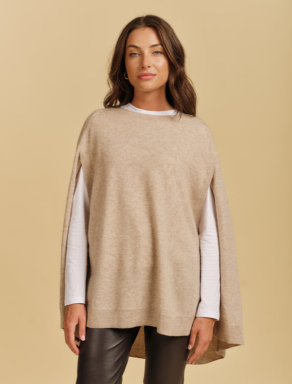 Gwyneth Cape Oatmeal
