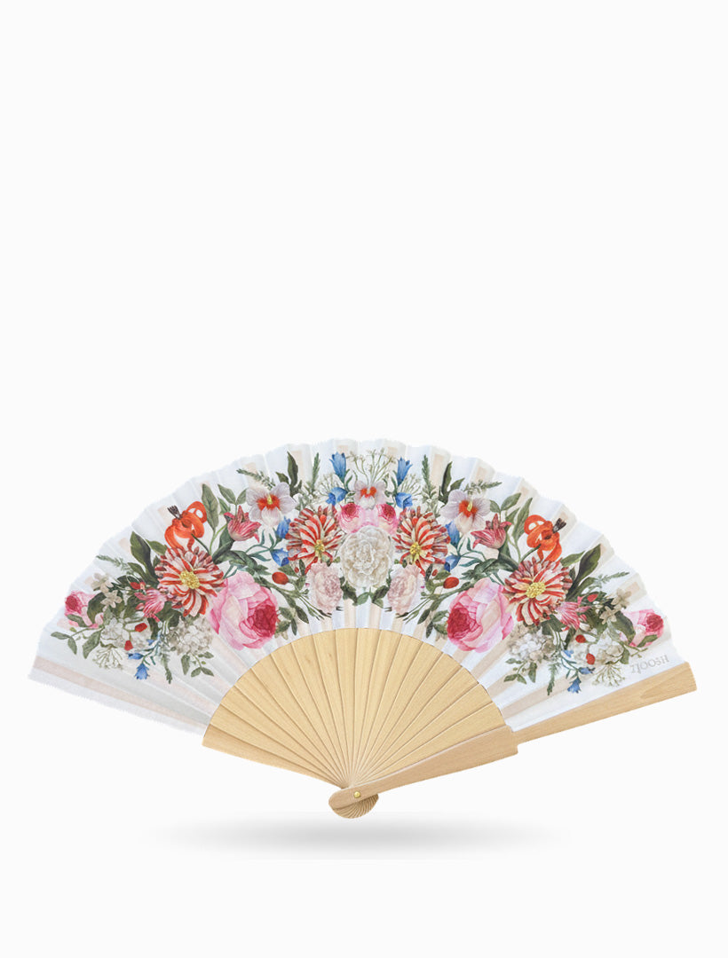 Hand Fan Floribunda