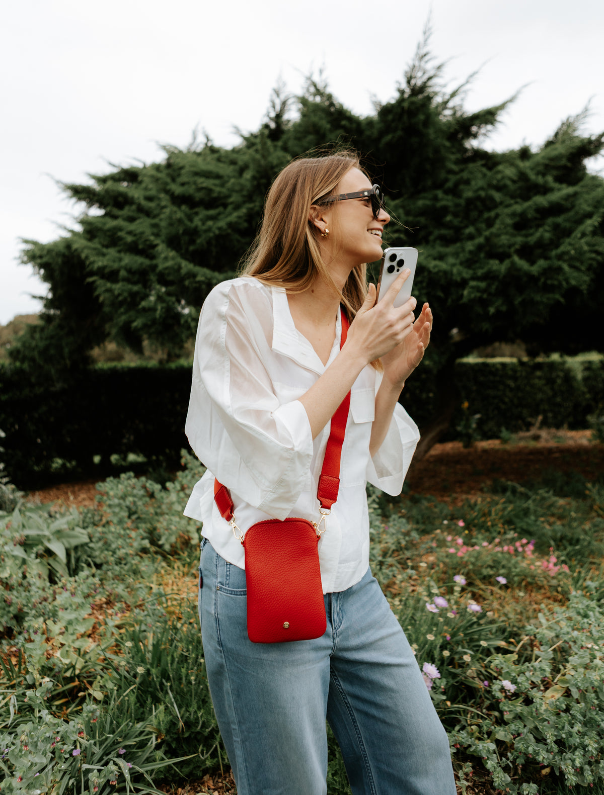 Wanderer Cross Body Bag Red