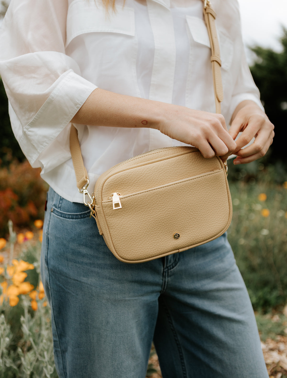 Ruby London Cross Body Bag Butter