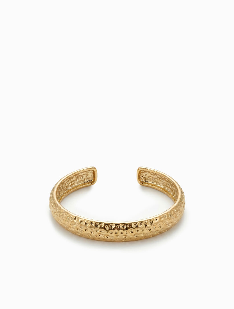 Hammered Cuff Gold