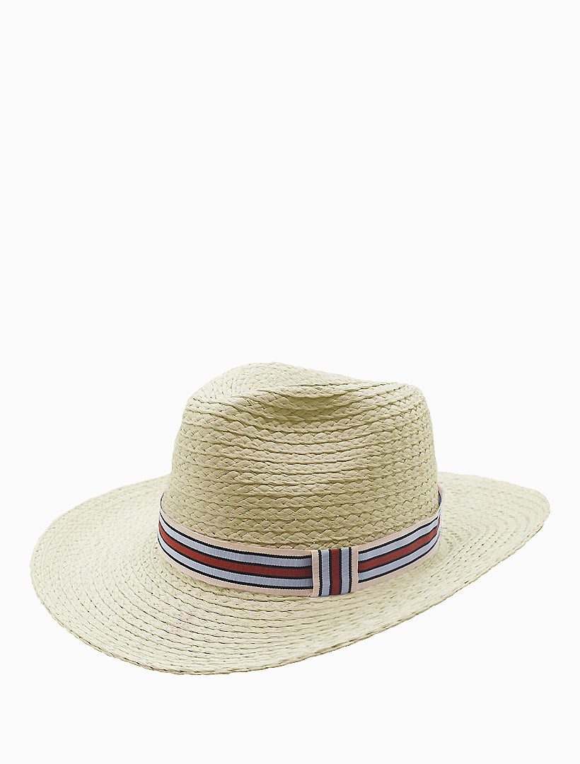 Summer Fedora Blue Stripe