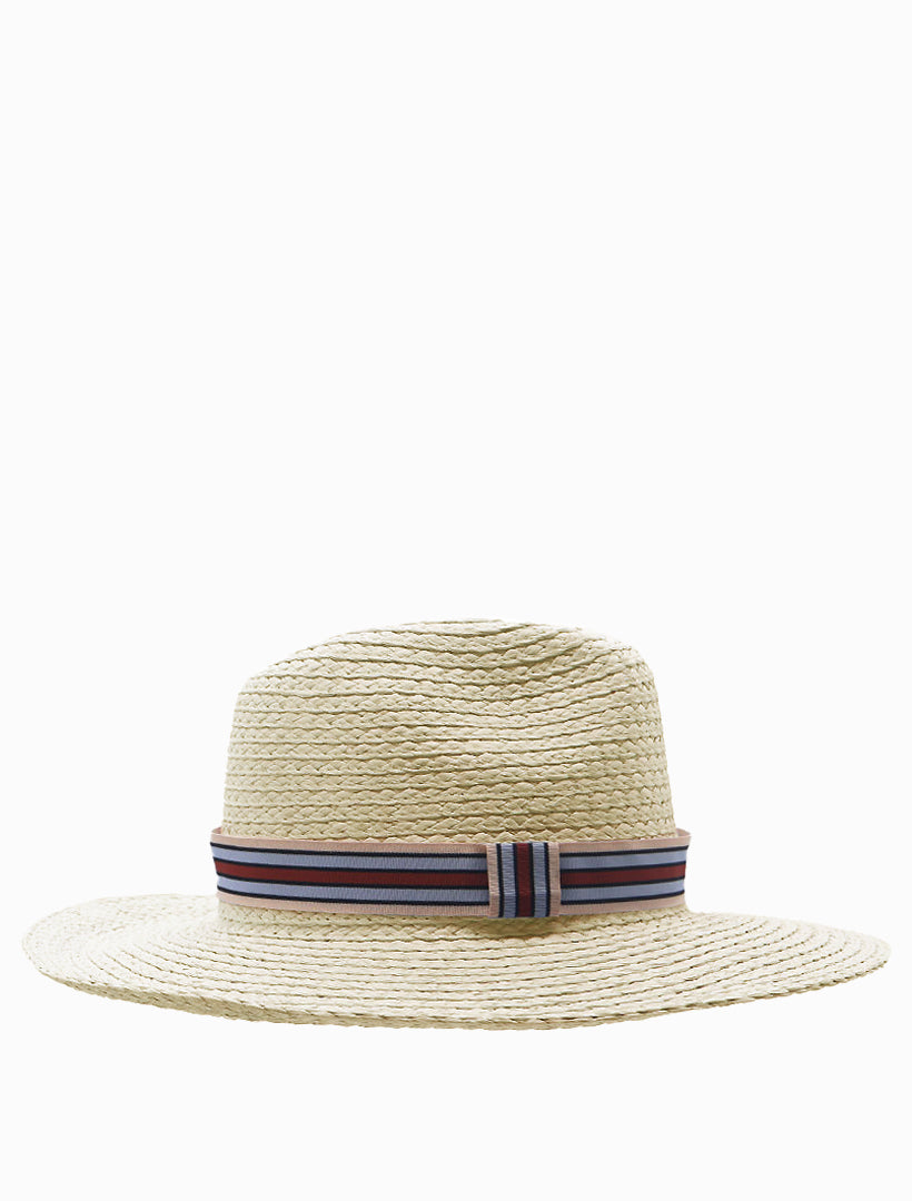 Summer Fedora Blue Stripe