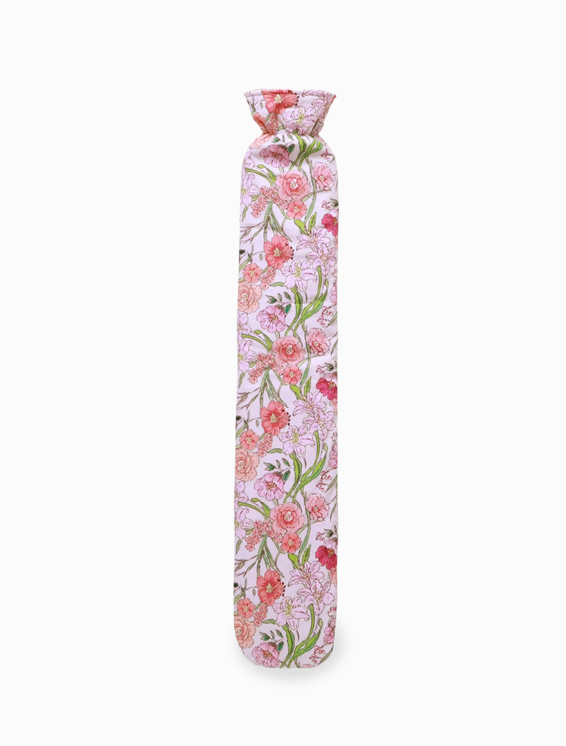 Long Hot Water Bottle Fleur Rose