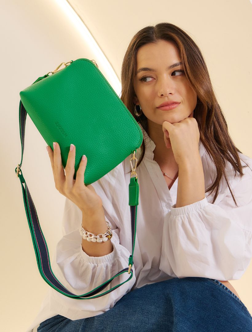 Hudson Cross Body Bag Emerald