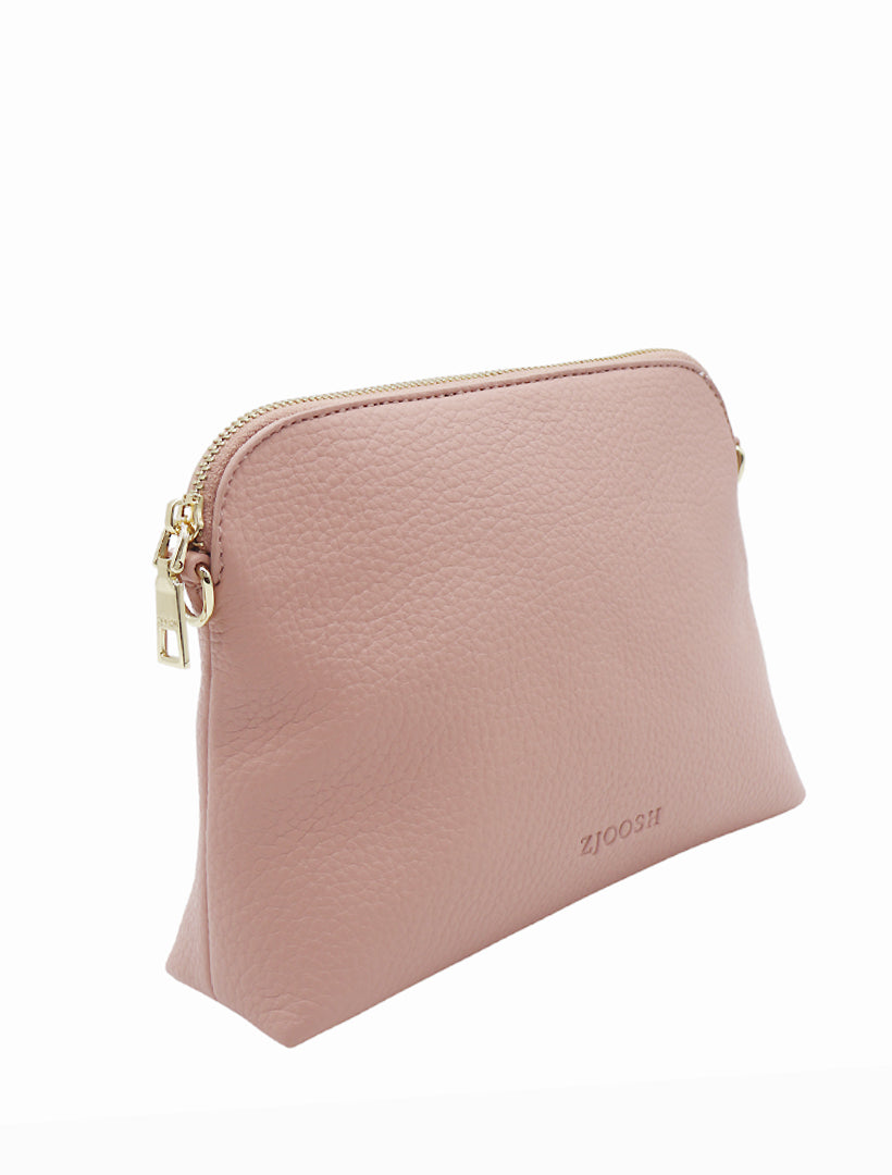 Side view - Pink cross body bag