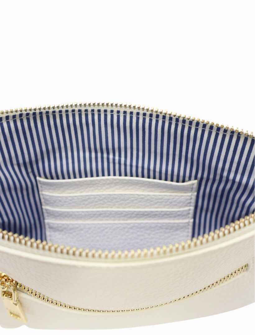 Inside - white cross body bag