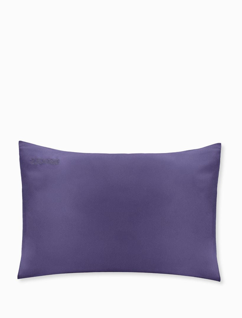 Front view - ink silk pillowcase