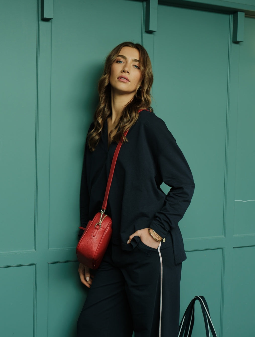 Itinerary Long Sleeve Jersey Navy