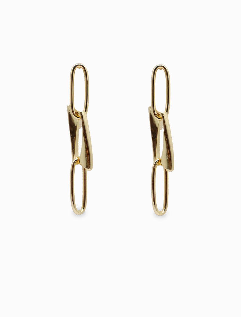 Jaggard Drop Earrings Gold