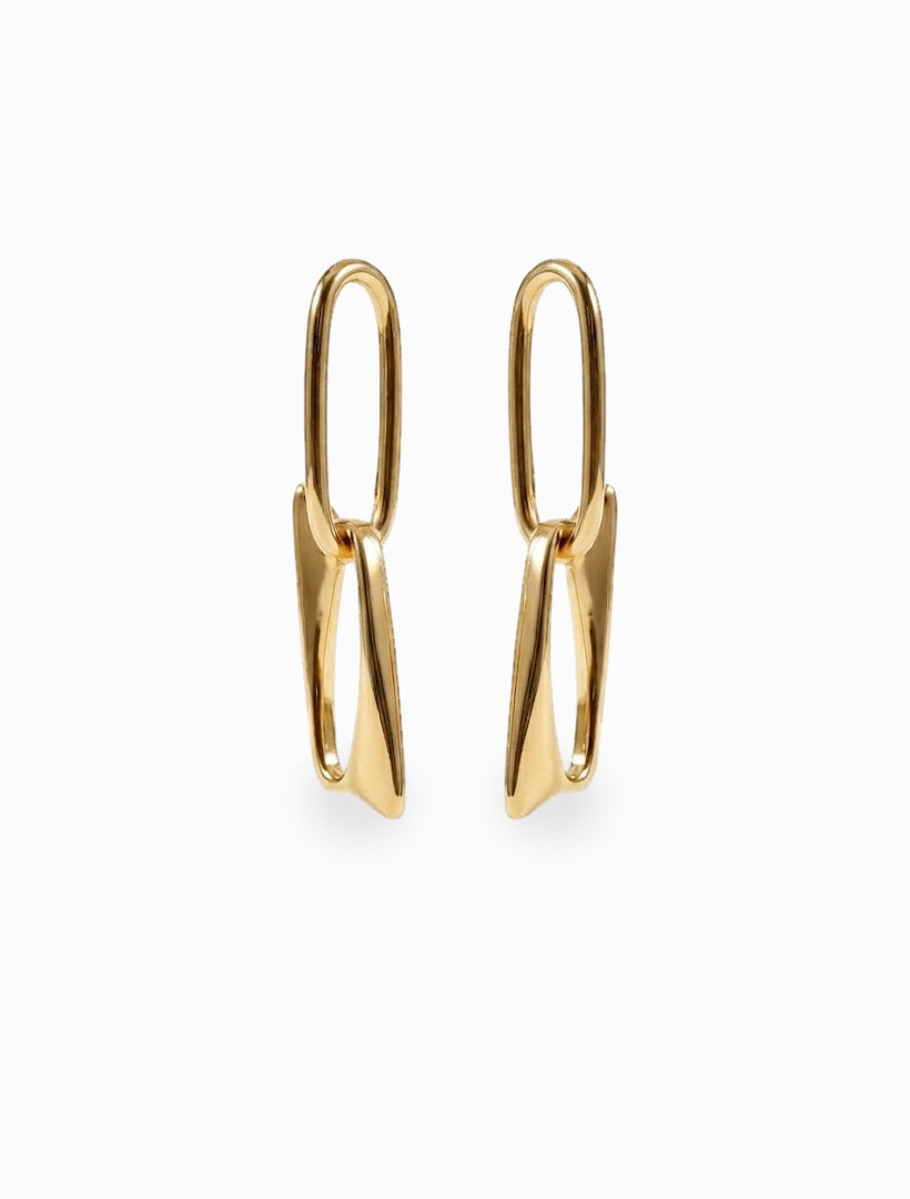 Jaggard Drop Earrings Gold
