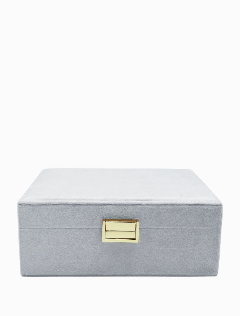 Velvet Jewellery Box Blue