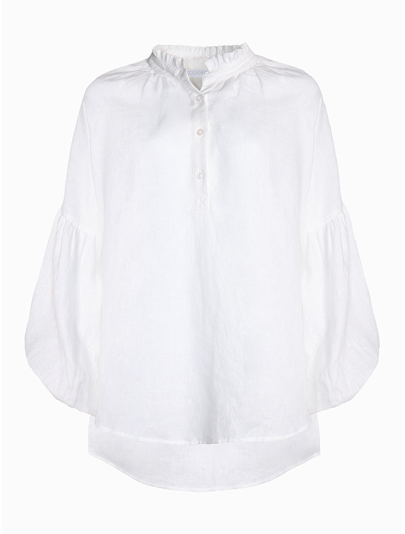 Kell Linen Shirt White