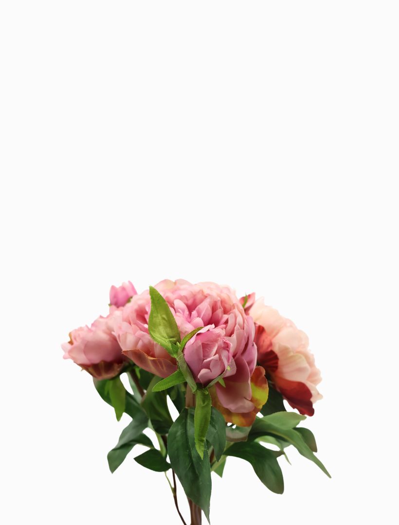 Peony Bouquet 32cm Pink